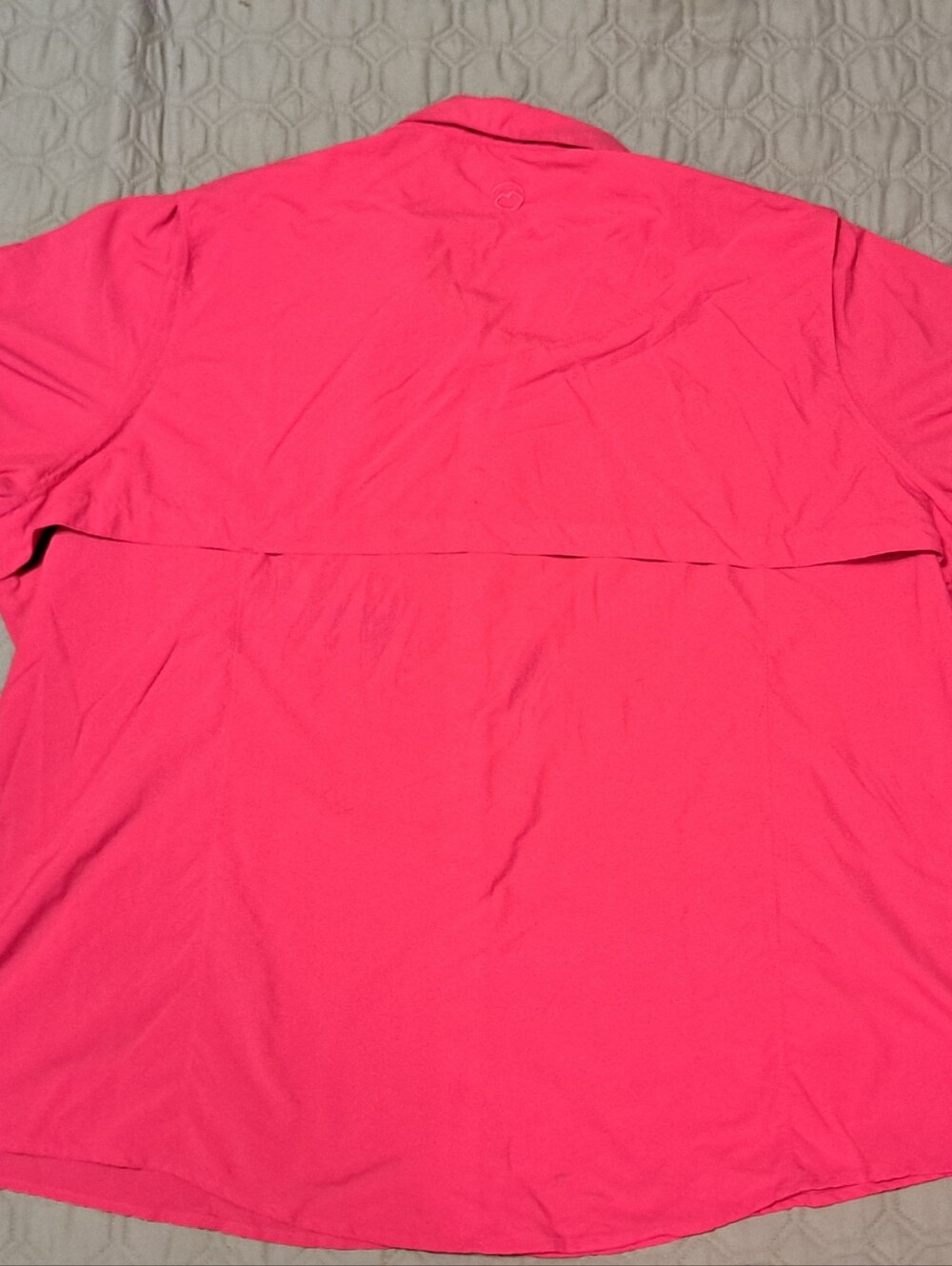 Magellan Casual Button-Down Shirt — Hot Pink Size 3X - Picture 7 of 7